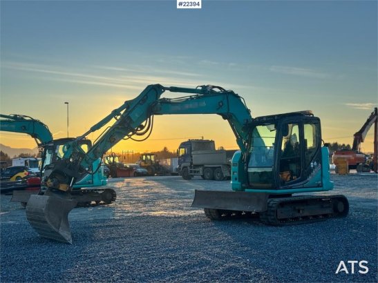 Kobelco SK75SR-3E Tracked Excavator – Rototilt – Grading B SK75SR-3E Tracked Excavator – Rototilt – Grading B 2016 2 Crawl...