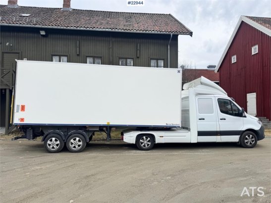 Mercedes-Benz Sprinter tractor unit with 2021 Freno-Air box trai Sprinter tractor unit with 2021 Freno-Air box trai 2020 2...