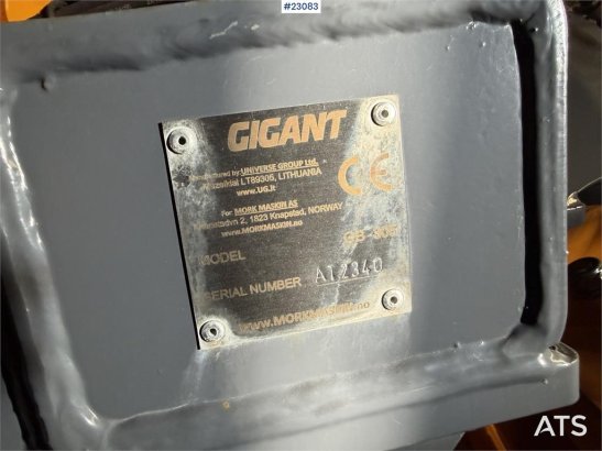 Gigant GB305 bakskjær - kraftig hydraulisk veghøvel/plane Gigant GB305 bakskjær - kraftig hydraulisk veghøvel/plane 2018 2...