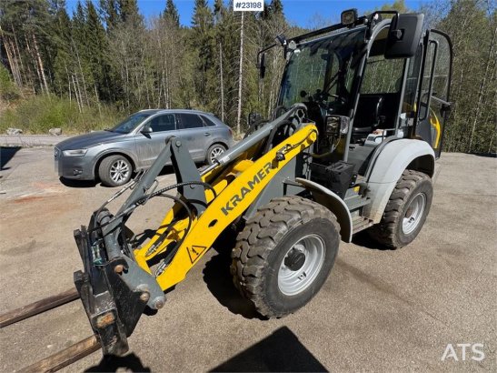 Kramer 5055E Wheel Loader with plow, pallet forks and 2 b Kramer 5055E Wheel Loader with plow, pallet forks and 2 b 2022 2...