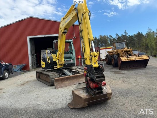 Yanmar SV100-1 equipped with a digging bucket, toothed bu 923 2012 2 Crawler Excavators image 9