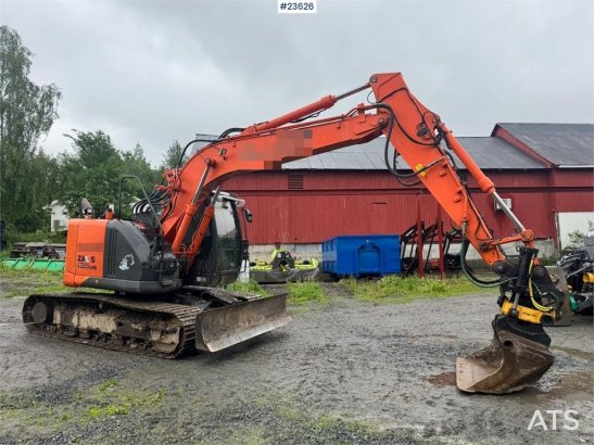 Hitachi ZX135US-5B Excavator w/ Rototilt – 2 Buckets – Eas 10227 2013 2 Crawler Excavators image 9