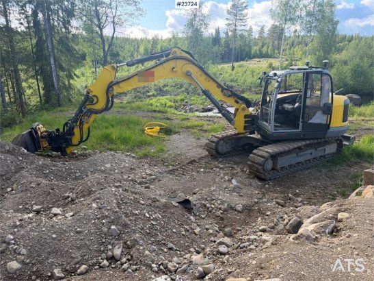 Wacker Neuson ET145 Excavator with Tiltrotator and Digging Bucke ET145 Excavator with Tiltrotator and Digging Bucke 2019 2...