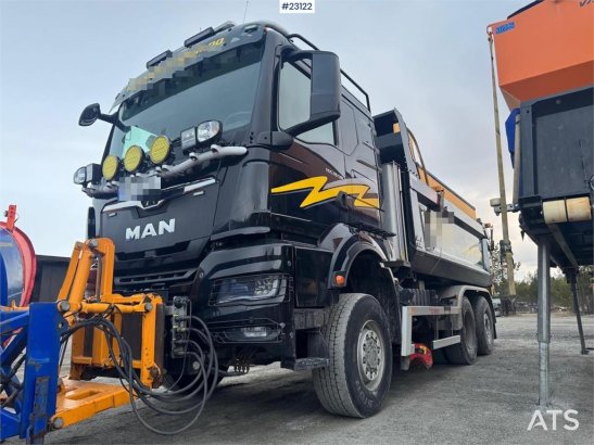 MAN TGS 28.510 4x4+2 snow plow tipper truck – underbod TGS 28.510 4x4+2 snow plow tipper truck – underbod 2022 2 Tipper tr...