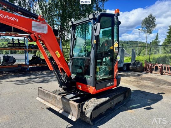 Kubota U27-4 Mini Excavator with Rototilt and 2 Buckets – 10085 2019 2 image 24