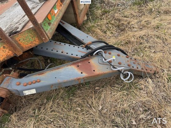 Goldhofer machine trailer. Repair object. Goldhofer machine trailer. Repair object. 1991 2 Lowloader trailers image 9