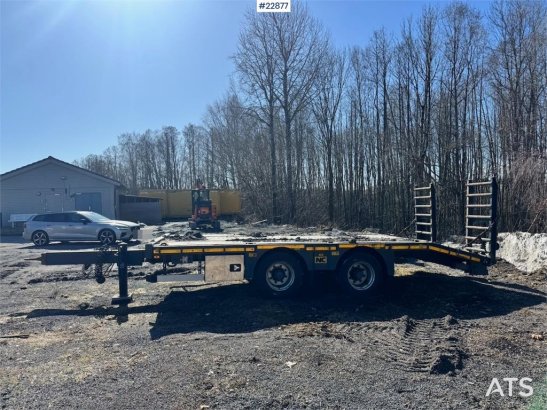 NC machinery trailer with manual loading ramps NC machinery trailer with manual loading ramps 2020 2 Lowloader trailers im...