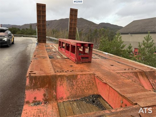 Vang SHSL 4 axle machine trailer w/ hydraulic driving b VANG SHSL 4 axle machine trailer w/ hydraulic driving b 1998 2 Low...