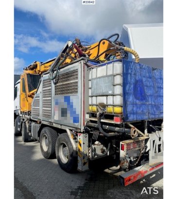 Mercedes-Benz Arocs 8x4 with a AMV 7450H concrete spraying super Mercedes-Benz Arocs 8x4 with a AMV 7450H concrete sprayin...