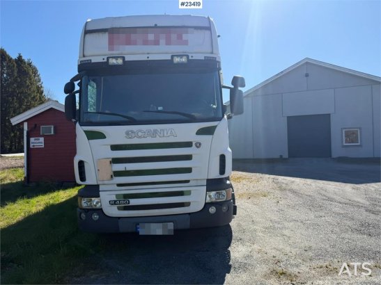 Scania R480 6x2 truck with a 3-axle Krone Profi Liner Nor R480 6x2 truck with a 3-axle Krone Profi Liner Nor 2009 2 Tracto...