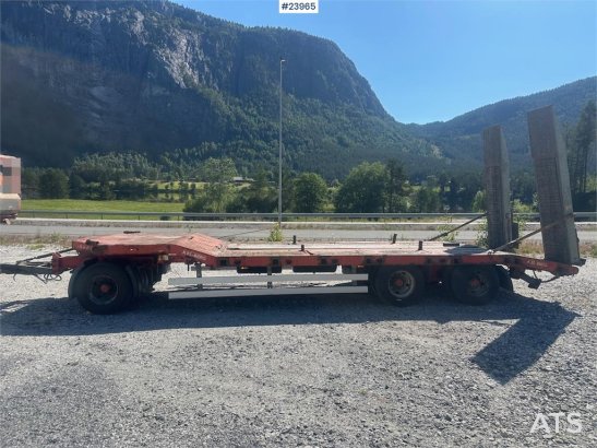 Kel-Berg Maskinslep with hydraulic ramps KEL-BERG Maskinslep with hydraulic ramps 2008 2 Lowloader trailers image 9