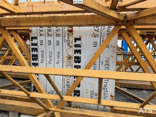 Liebherr 78EC tower crane with cabin. 78EC tower crane with cabin. 1997 2 Tower cranes image 39