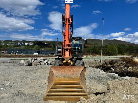 Hitachi ZX140W-3 wheel excavator with Rototilt and grading ZX140W-3 wheel excavator with Rototilt and grading 2008 2 Wheel...