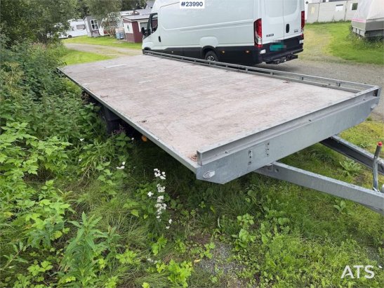 NIEWIADOW ATLAS trailer w/ drive bridges, stakes and coil st NIEWIADOW trailer w/ drive bridges, stakes and coil st 2017 2...
