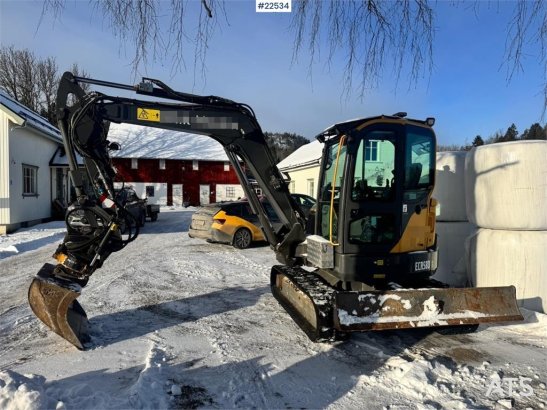 Volvo ECR58D Crawler Excavator – Rototilt – 2 Buckets – ECR58D Crawler Excavator – Rototilt – 2 Buckets – 2018 2 image 113