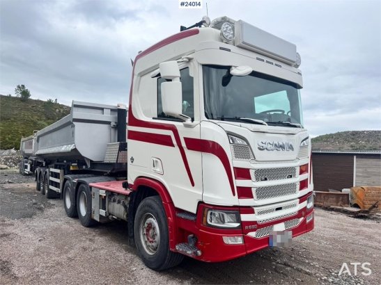 Scania R650 6x4 Tractor Unit with Maur Tipping Semi-Trail R650 6x4 Tractor Unit with Maur Tipping Semi-Trail 2018 2 Tracto...