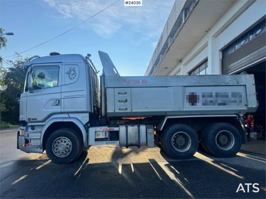 Scania R580 Tipper Truck with Snow Plow Equipment – Euro R580 Tipper Truck with Snow Plow Equipment – Euro 2014 2 Tipper t...