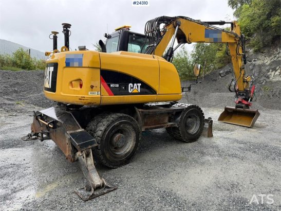 CAT M313 D wheeled excavator with Indexator tilt and S M313 D wheeled excavator with Indexator tilt and S 2013 2 Wheeled E...