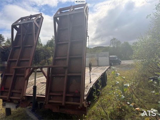GMV LB 20 A 2 axle machine trailer w/ limbs GMV LB 20 A 2 axle machine trailer w/ limbs 1981 2 Lowloader trailers image 9