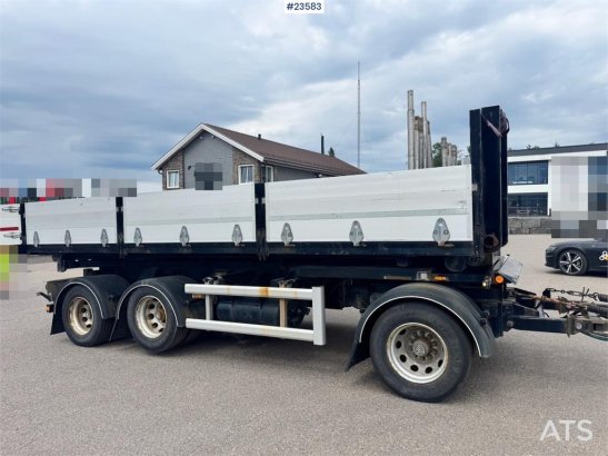 Hüffermann Drawbar Trailer with Cable Hoist and Body WATCH VI Huffermann Drawbar Trailer with Cable Hoist and Body WATCH V...