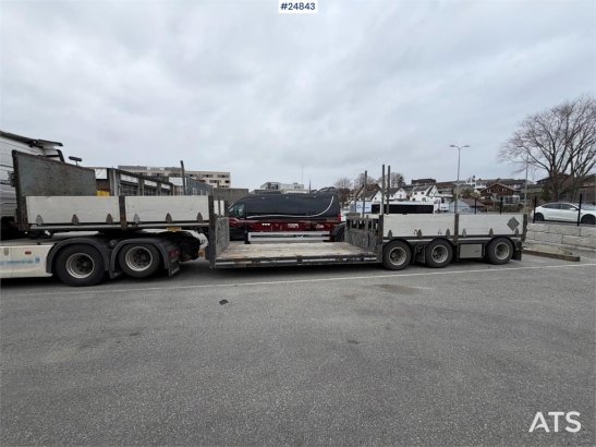 Broshuis 3 axle Low-loader semi-trailer with 2 extensions – Broshuis 3 axle Low-loader semi-trailer with 2 extensions – 20...