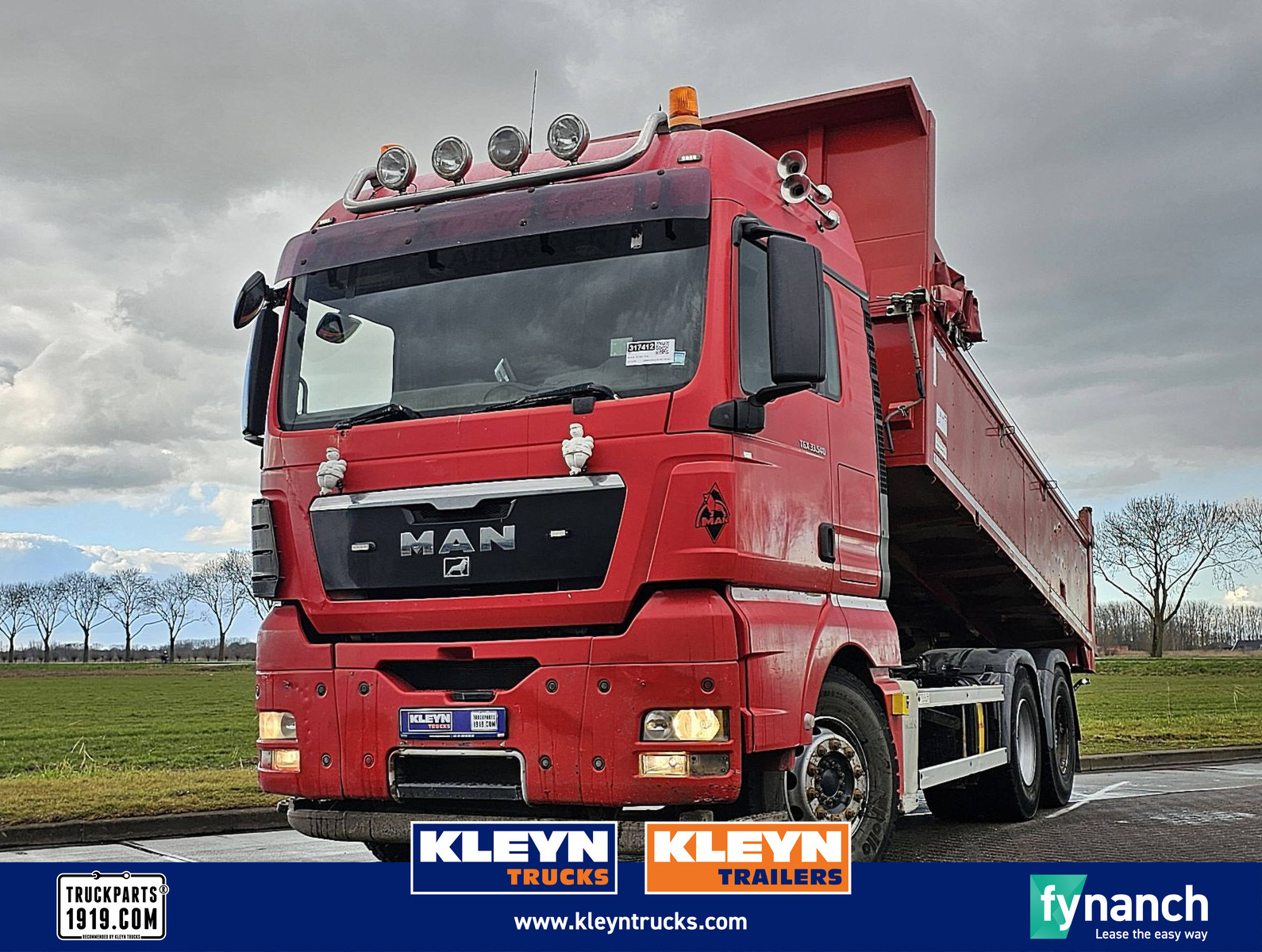 M.A.N. 33.540 TGX 6x4 tipper tractor image