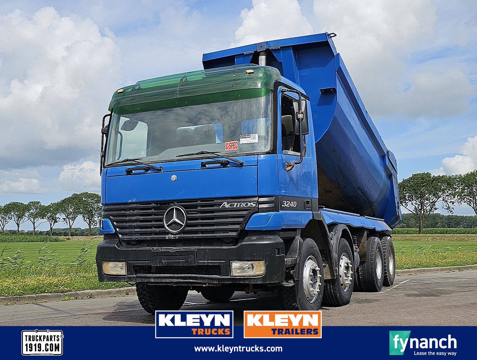 MERCEDES-BENZ ACTROS 3240 8x4 full steel image