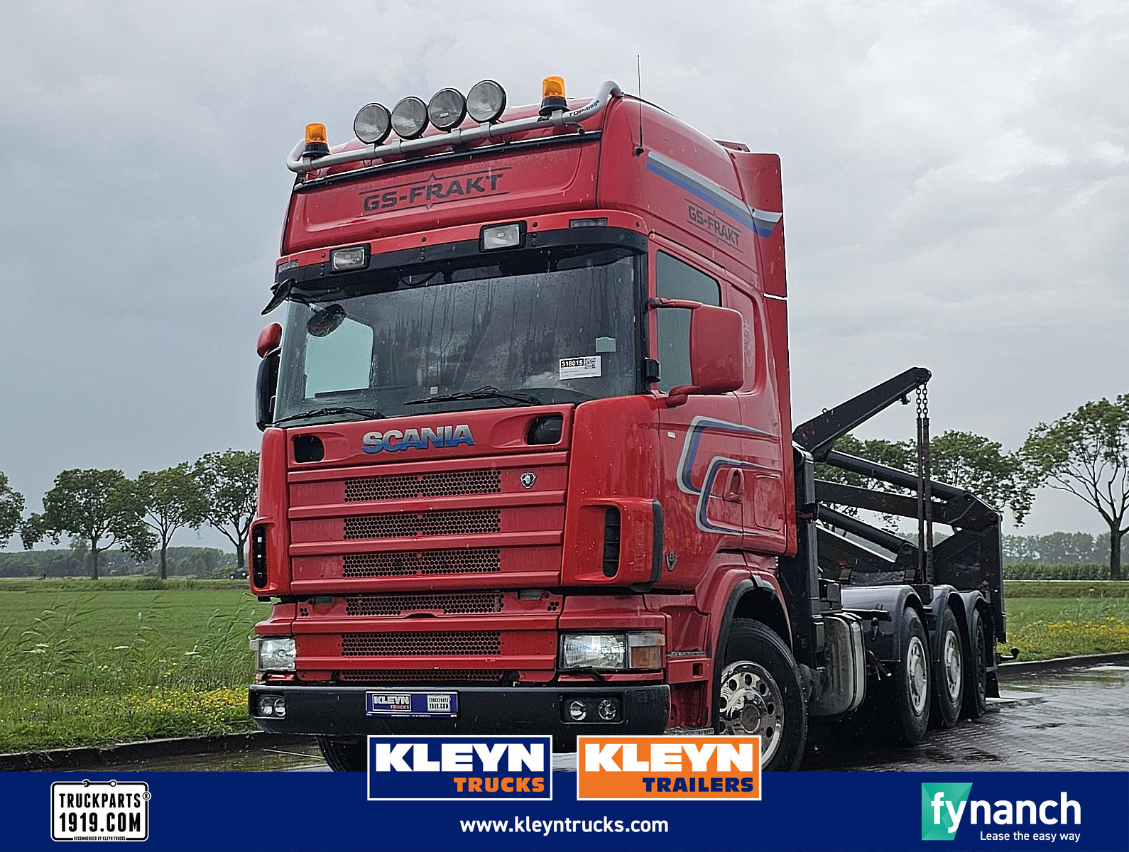 SCANIA R164.480 side loader image