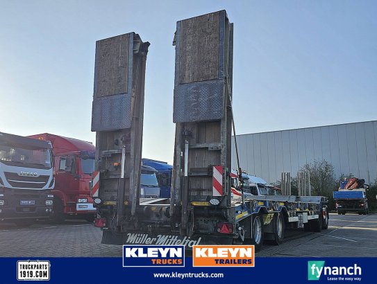 MUELLER MITTELTAL T4 RMB 40 hydr. ramp. radmulde Mueller MITTELTAL T4 RMB 40 HYDR. RAMP. RADMULDE 2018 2 Lowloader trailer...