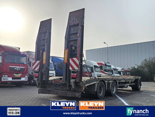 SCHWARZMUELLER SB-BI 3 ACHS rampen 30t full st. SCHWARZMUELLER SB-BI 3 ACHS RAMPEN 30T FULL ST. 2017 2 Lowloader trailers ...