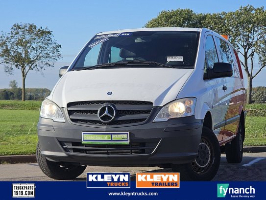 MERCEDES-BENZ VITO 116 L2 dubbele cabine 4x4 ac automaat standkachel Mercedes-Benz Vito 116 L2 dubbele cabine 4x4 ac autom...
