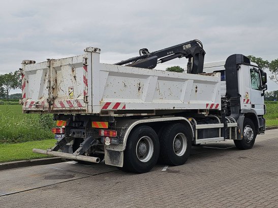 MERCEDES-BENZ ACTROS 2632 mp3 6x4 hiab 122b-2 Mercedes-Benz ACTROS 2632 MP3 6X4 HIAB 122B-2 2012 2 Tipper trucks image 2