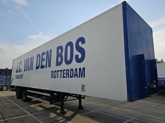 GROENEWEGEN DRO-12-20 B CITY 2 axel steer lift Groenewegen DRO-12-20 B CITY 2 AXEL STEER LIFT 2001 2 Box semi-trailers ima...