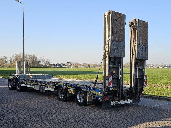 MUELLER MITTELTAL T4 RMB 40 hydr. ramp. radmulde Mueller MITTELTAL T4 RMB 40 HYDR. RAMP. RADMULDE 2018 2 Lowloader trailer...