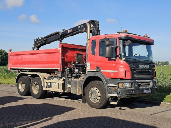 SCANIA P410 hiab xs122 P410 HIAB XS122 2016 2 Tipper trucks image 5