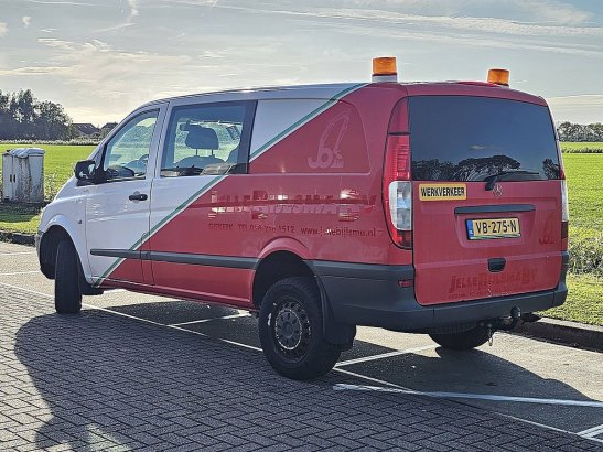 MERCEDES-BENZ VITO 116 L2 dubbele cabine 4x4 ac automaat standkachel Mercedes-Benz Vito 116 L2 dubbele cabine 4x4 ac autom...