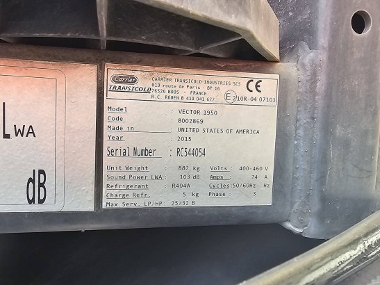 SCHMITZ SKO 24 FP 45 COOL carrier 2x lift axle Schmitz Cargobull SKO 24 FP 45 COOL CARRIER 2X LIFT AXLE 2016 2 Refrigerate...