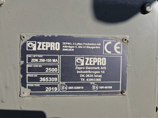 SYSTEM TRAILERS D400V/XL/ZL/BPW 1 axle city lift lbw SYSTEM TRAILERS D400V/XL/ZL/BPW 1 AXLE CITY LIFT LBW 2020 2 image 9