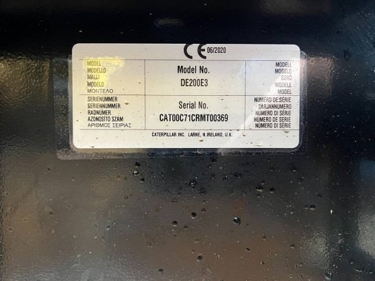 CAT DE 200 E3 ( 200kva ) unused DE 200 E3 ( 200kva ) unused 2022 1 Generators image 10