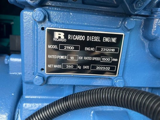 Ricardo 20KVA 16KW SILENT GENERATOR 3 PHASE 50HZ 400V NEW Ricardo 20KVA 16KW SILENT GENERATOR 3 PHASE 50HZ 400V NEW 2023 2...