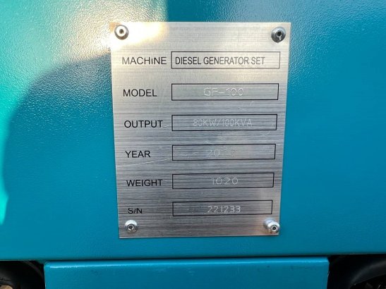 Ricardo 100kva (80KW) silent generator 3 phase 50hz 400v Ricardo 100kva (80KW) silent generator 3 phase 50hz 400v 2022 1 G...