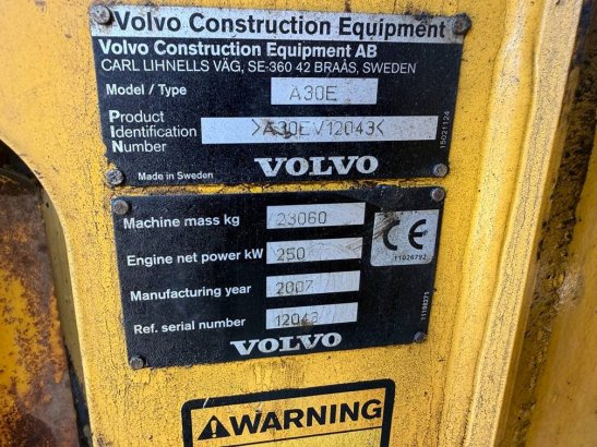 Volvo A 30 E A 30 E 2007 2 Articulated Dump Trucks image 11