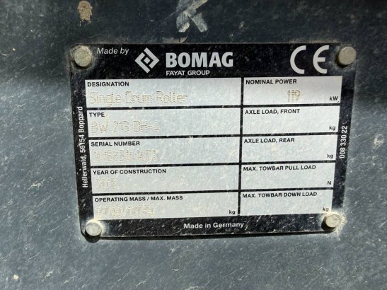 Bomag BW 213 D H-4 413 2013 2 image 4