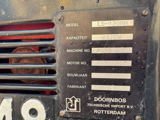 Sumitomo LS120RH 36m boom 12m jib Sumitomo LS120RH 36m boom 12m jib 1988 2 Crawler Cranes image 13