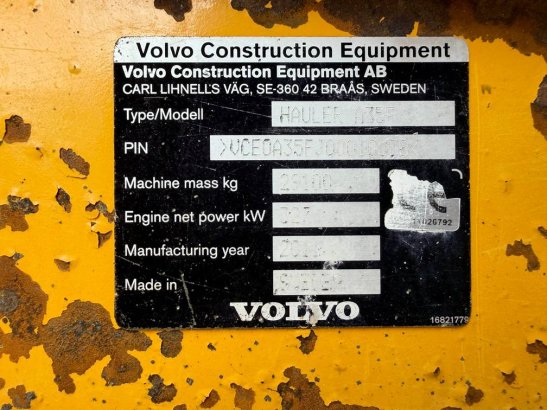 Volvo A 35 F A 35 F 2011 2 Articulated Dump Trucks image 13