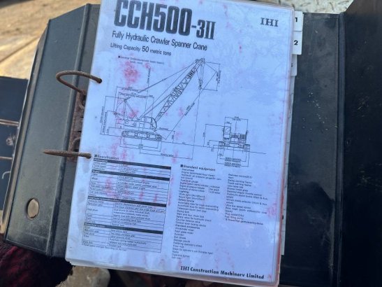 IHI CCH 500 - 3 ( 50tons 33M ) IHI CCH 500 - 3 ( 50tons 33M ) 1995 2 Crawler Cranes image 24