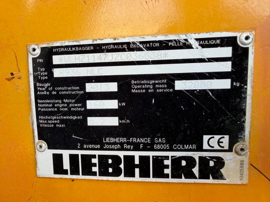 Liebherr R 936 N LC R 936 N LC 2013 2 Crawler Excavators image 15