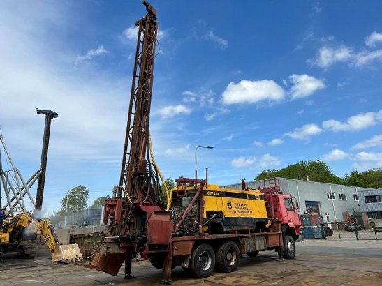 Sisu 12E480 6X6 WATER WELL DRILL ATLAS COPCO XRV410 (50 Sisu 12E480 6X6 WATER WELL DRILL ATLAS COPCO XRV410 (50 1990 2 ima...