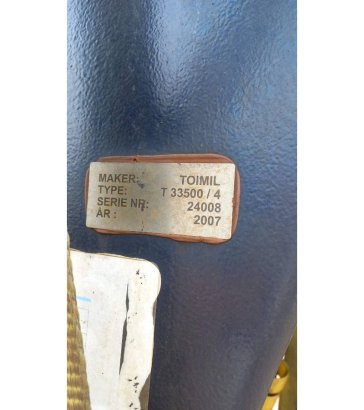 Toimil t33500/4 TOIMIL t33500/4 2007 2 Other cranes image 6