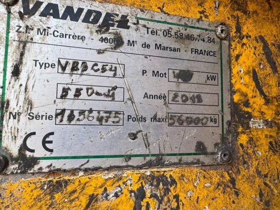 Vandel 550-4 ( VOLVO L350H cat 836 ) Vandel 550-4 ( VOLVO L350H cat 836 ) 2018 2 image 45